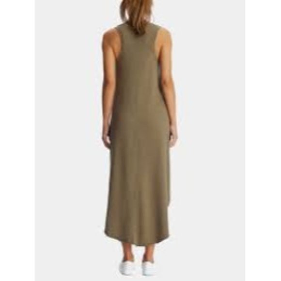StitchDrop Key West Midi V-Neck Tank Knit Dress Small Casual Stretchy Comfort - Picture 1 of 3